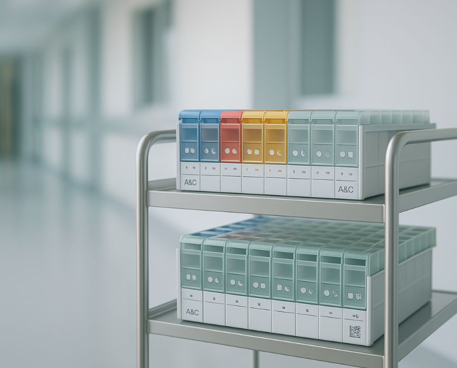 fabricante bandejas de medicación