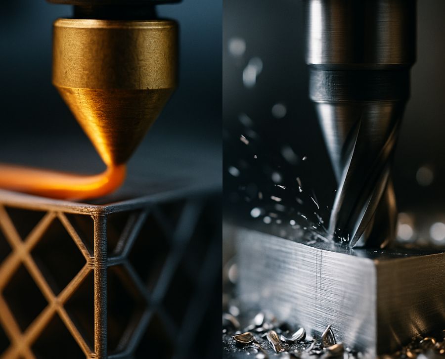 impresión 3d vs mecanizado cnc