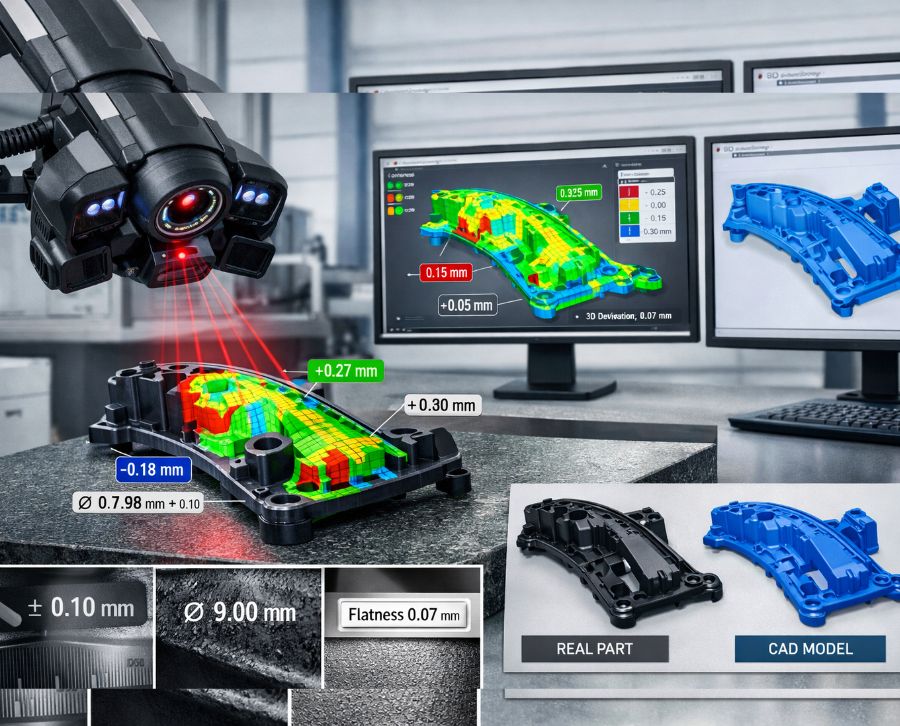 Tolerancias y GD&T en piezas plásticas Guía práctica